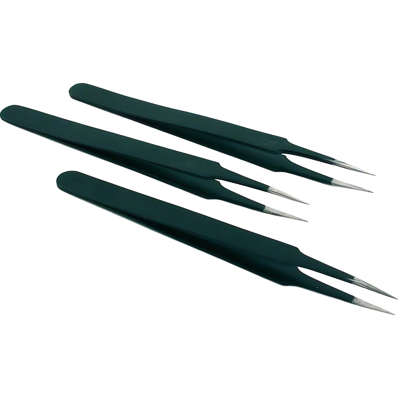 3 Anti-Magnetic Tweezers For Watch & Clock Batteries Battery Replacement Tool